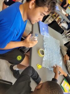 Chelsea Worlds End Boy with Bubble Wrap