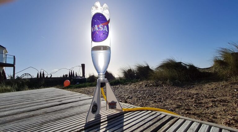 Water Rocket at the beach