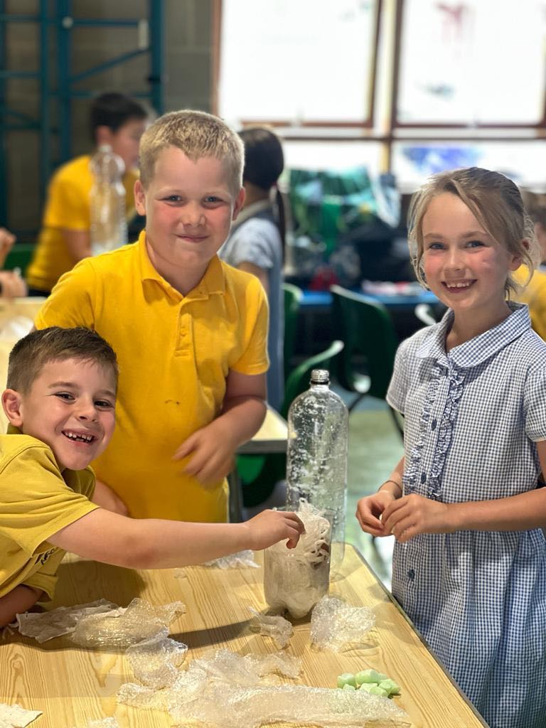 Water Rokit Activity Day - adding payload to rocket