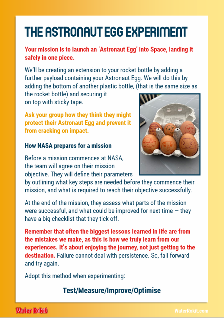 Astronaut Egg Experiment - page 1